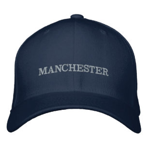 Manchester Bestickte Baseballkappe