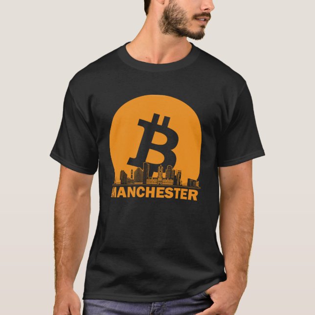 Manchester Bitcoin Maximalist Bitcoin Manchester T-Shirt (Vorderseite)