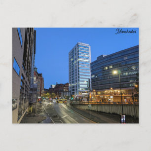 Manchester Blue Hour Postkarte
