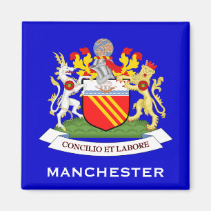 Manchester*, BRITISCHES Wappen Magneten Magnet