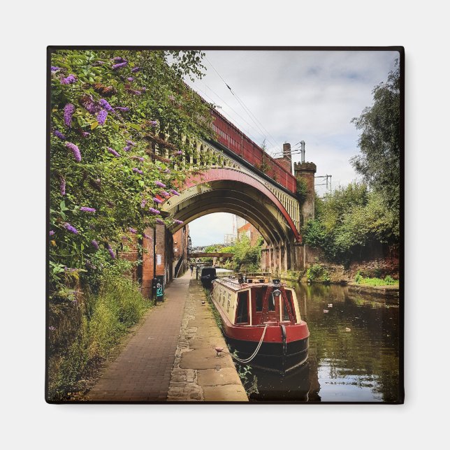 Manchester Castlefield Canal Magnet (Vorne)