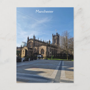 Manchester Cathedral Gardens Postkarte