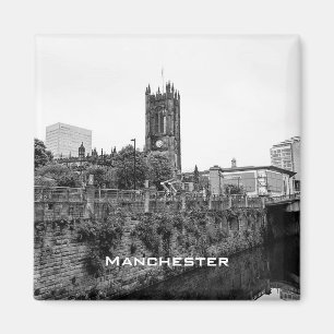 Manchester City Centre und Kathedrale Magnet