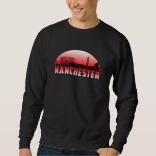Manchester City Cityscape Skyline Funny Gift Idee Sweatshirt