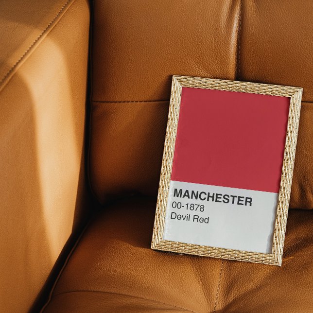 Manchester Devil Red - Vollbreite Poster (Von Creator hochgeladen)