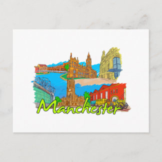 Manchester - England.png Postkarte