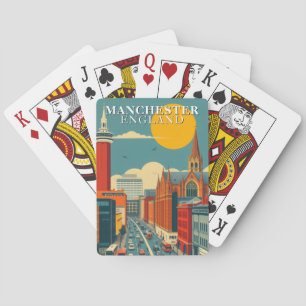 Manchester England Spielkarten-Deck Vintage Spielkarten