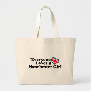 Manchester Girl Jumbo Stoffbeutel