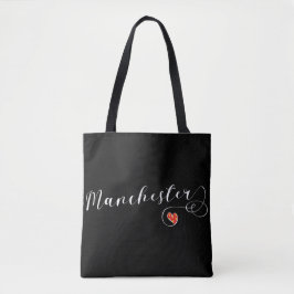 Manchester Heart Grocery Bag, England