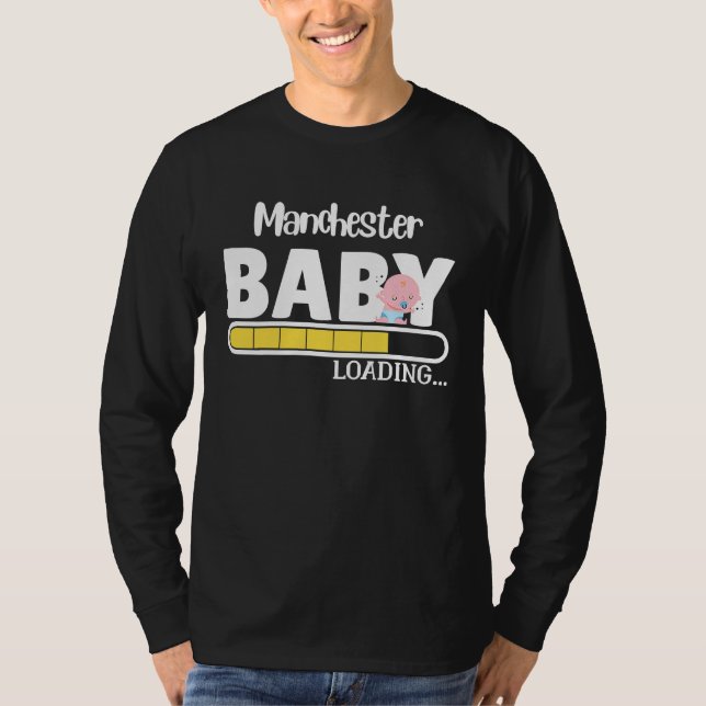 Manchester Native Pride  State Baby Parent Mom Dad T-Shirt (Vorderseite)