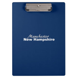 Manchester, New Hampshire Clipboard Klemmbrett