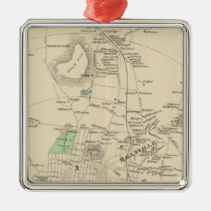 Manchester, NH-Stadt, Stadt Silbernes Ornament