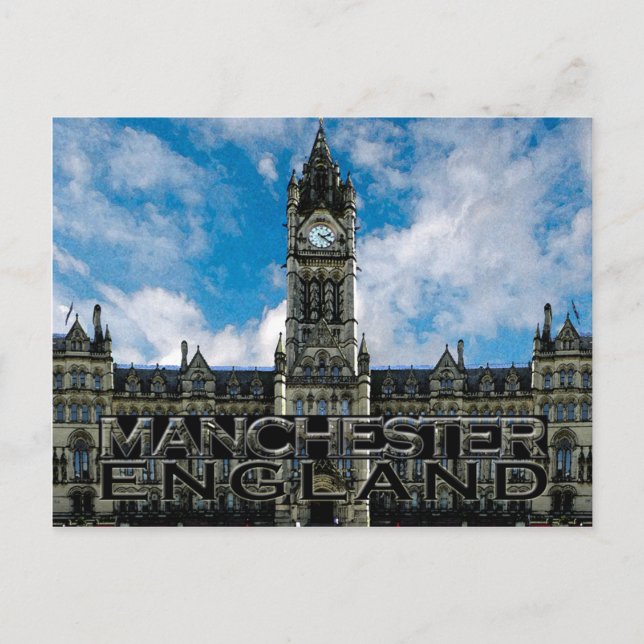 Manchester Postkarte (Vorderseite)