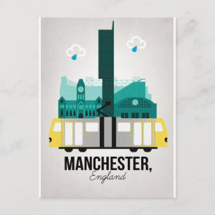 Manchester Postkarte