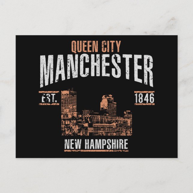 Manchester Postkarte (Vorderseite)