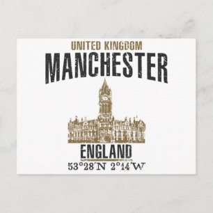 Manchester Postkarte