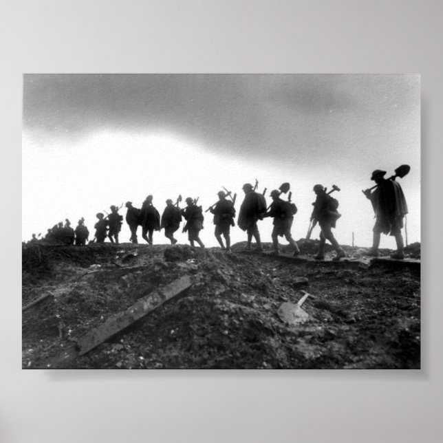 Manchester Regiment , Ancre, 1917 Poster (Vorne)