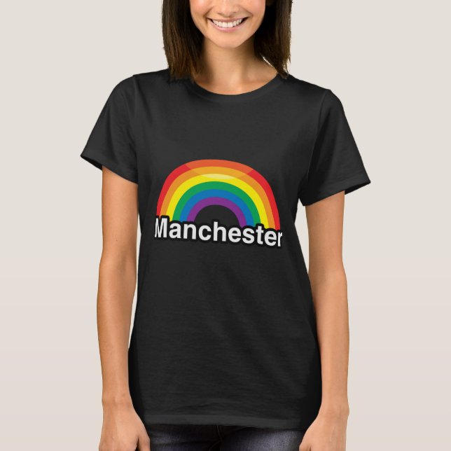 MANCHESTER-STOLZ-REGENBOGEN - .PNG T-Shirt (Vorderseite)