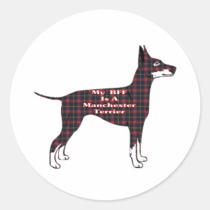 Manchester Terrier BESTE FREUNDIN Sticker