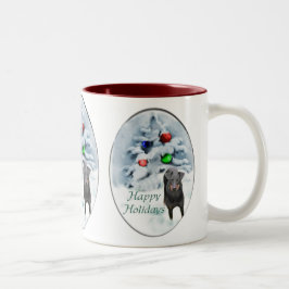 Manchester Terrier Christmas Geschenke Zweifarbige Tasse