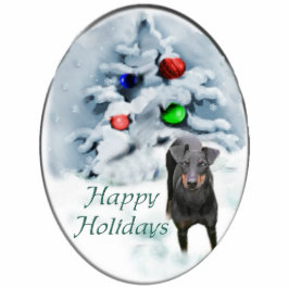 Manchester Terrier Christmas Ornament Fotoskulptur Ornament