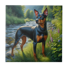 Manchester Terrier Fliese