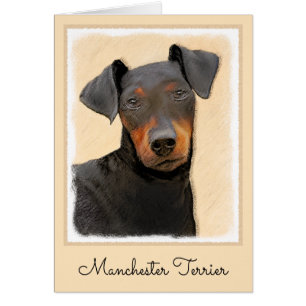 Manchester Terrier Gemälde Originale Tierkunst