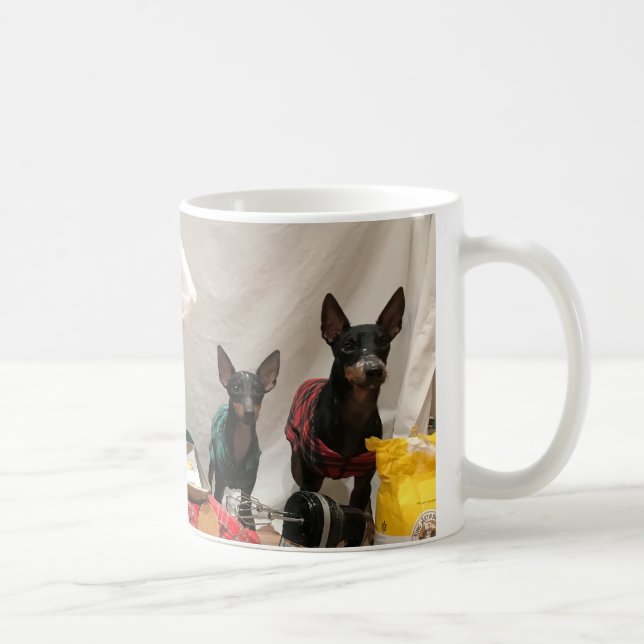Manchester Terrier Holiday Cookie Tasse (Rechts)