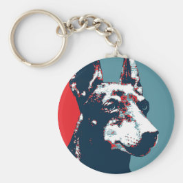 Manchester Terrier Hope Parody Political Poster Schlüsselanhänger