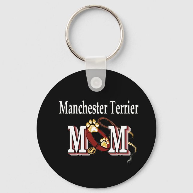 Manchester Terrier MAMA Gifts Schlüsselanhänger (Vorderseite)