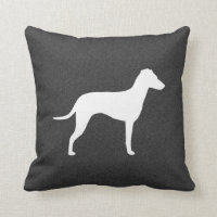 Manchester Terrier mit Natural Oars Silhouette