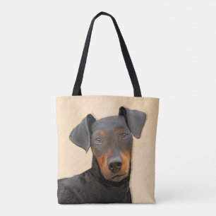 Manchester Terrier Painting Original Animal Art