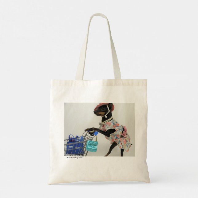 Manchester Terrier Shopping Tasche (Rückseite)