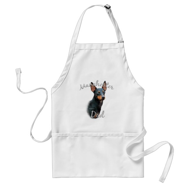 Manchester Terrier Vater 2 Schürze (Vorne)