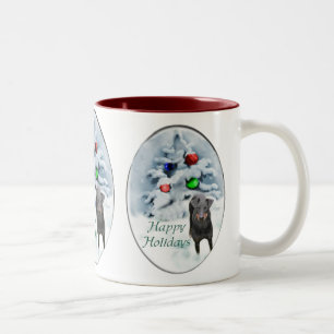 Manchester Terrier Weihnachtsgeschenke Zweifarbige Tasse