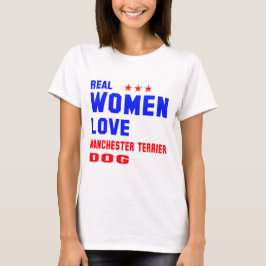 Manchester-Terrierhund Liebe der wirklichen Frauen T-Shirt