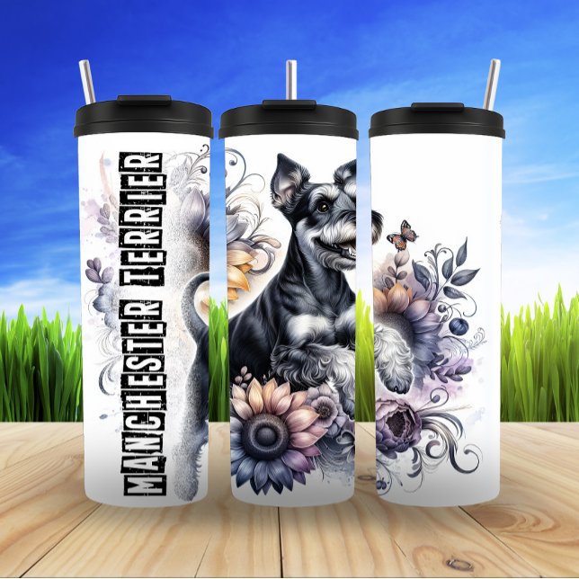 Manchester Terriers Dusky Bloom Thermosbecher (Von Creator hochgeladen)