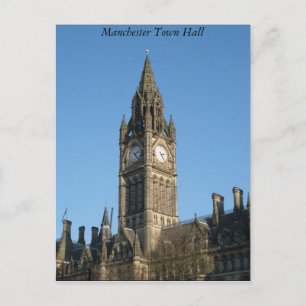 Manchester Town Hall Postkarte