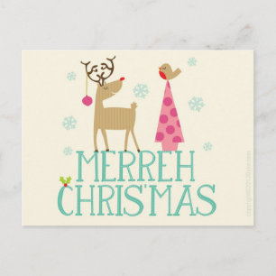 Manchester und die Nordwestweihnachtskarte Feiertagspostkarte