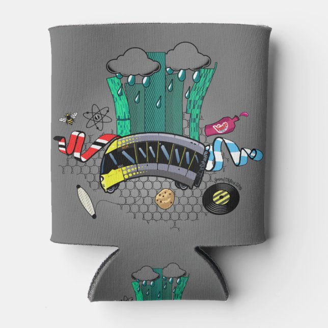 Manchester und Greater Manchester mit Bienen & Str Dosenkühler (Vorderseite)