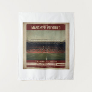 Manchester United Wandteppich