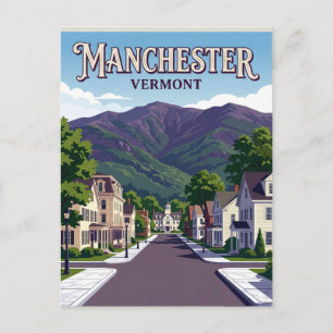 Manchester USA Postkarte