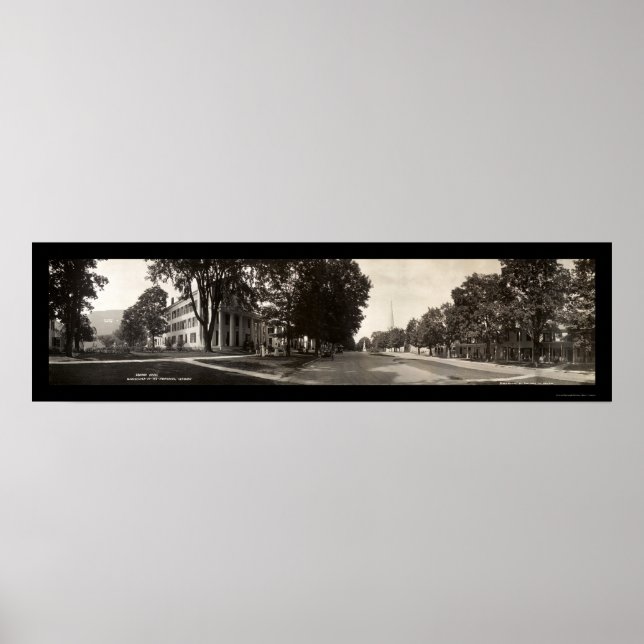 Manchester Vermont Foto 1911 Poster (Vorne)