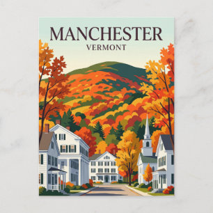 Manchester Vermont Postkarte