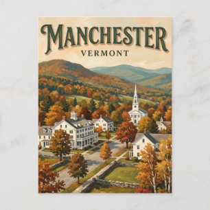 Manchester Vermont Postkarte