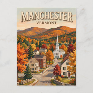 Manchester Vermont Postkarte