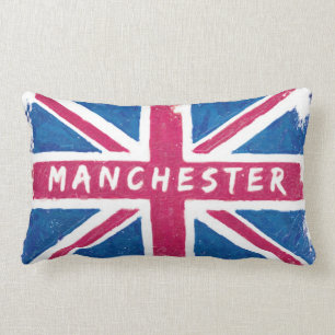 Manchester - Vintage britische Lendenkissen