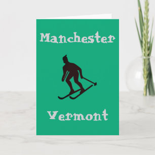 Manchester, VT (Green Mountain Apres Skiort) Karte