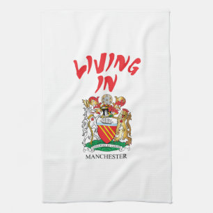 Manchester-Wappen Geschirrtuch