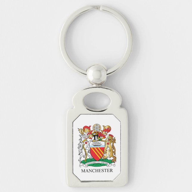 Manchester-Wappen Schlüsselanhänger (Vorderseite)